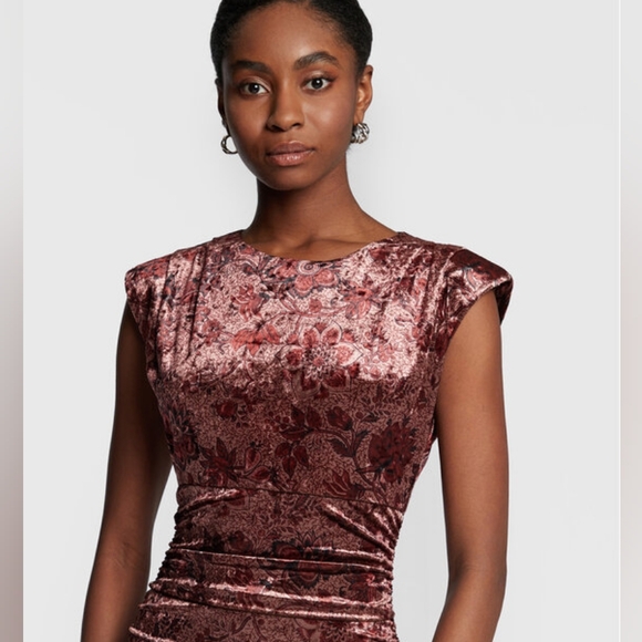 NWT Velvet Rushed Mini Dress‎ - Picture 2 of 9